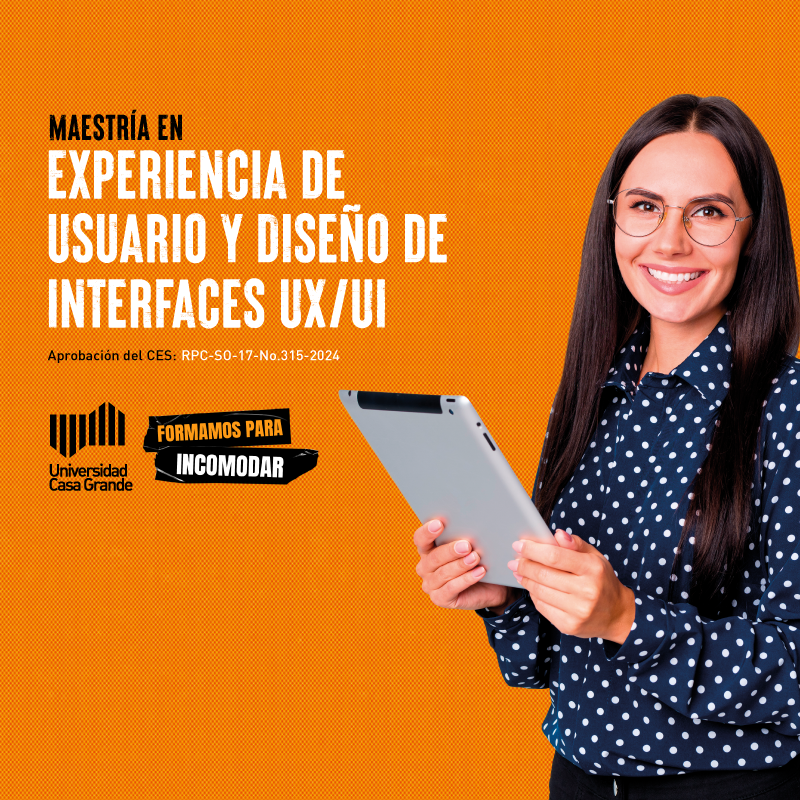 Maestría en experiencia de usuario y diseño de interfaces UI/UX